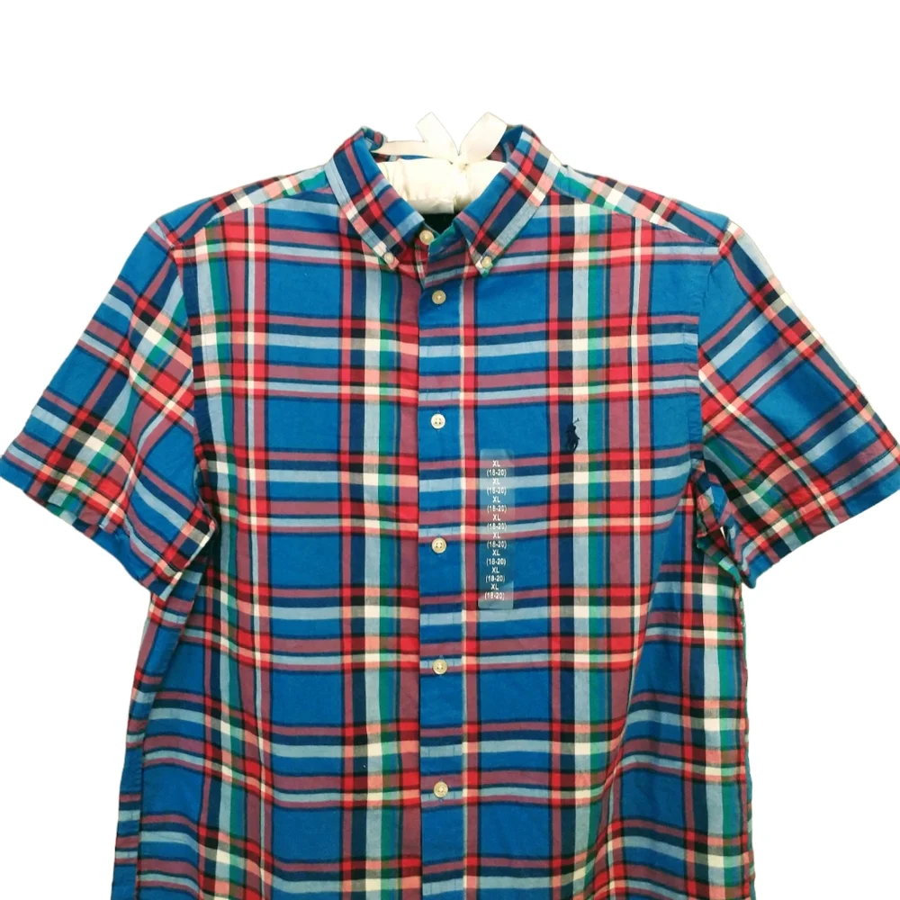 NWT Ralph Lauren Plaid Big Kid's Shirt